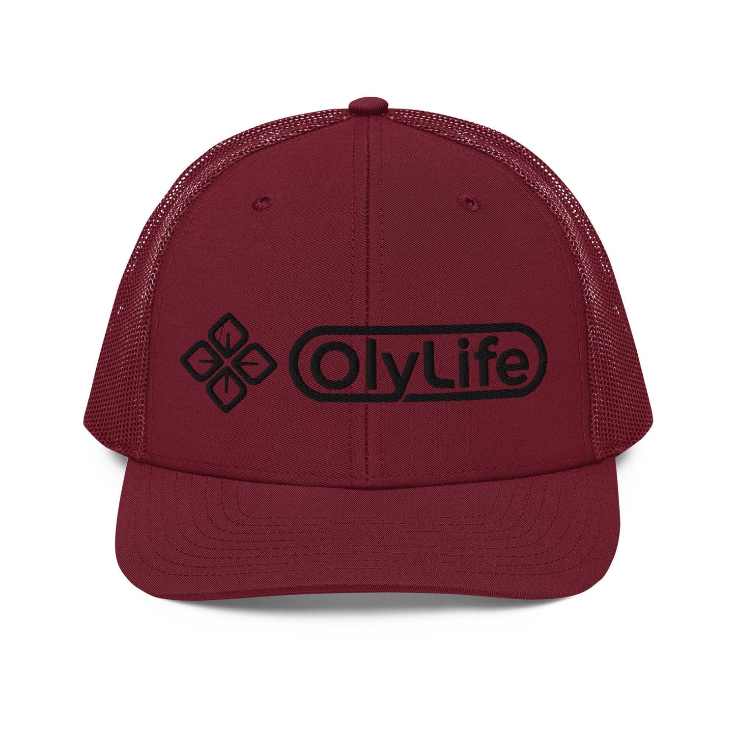 OlyLife Richardson 112 Trucker Cap (Black OlyLife Logo) - OlyLife