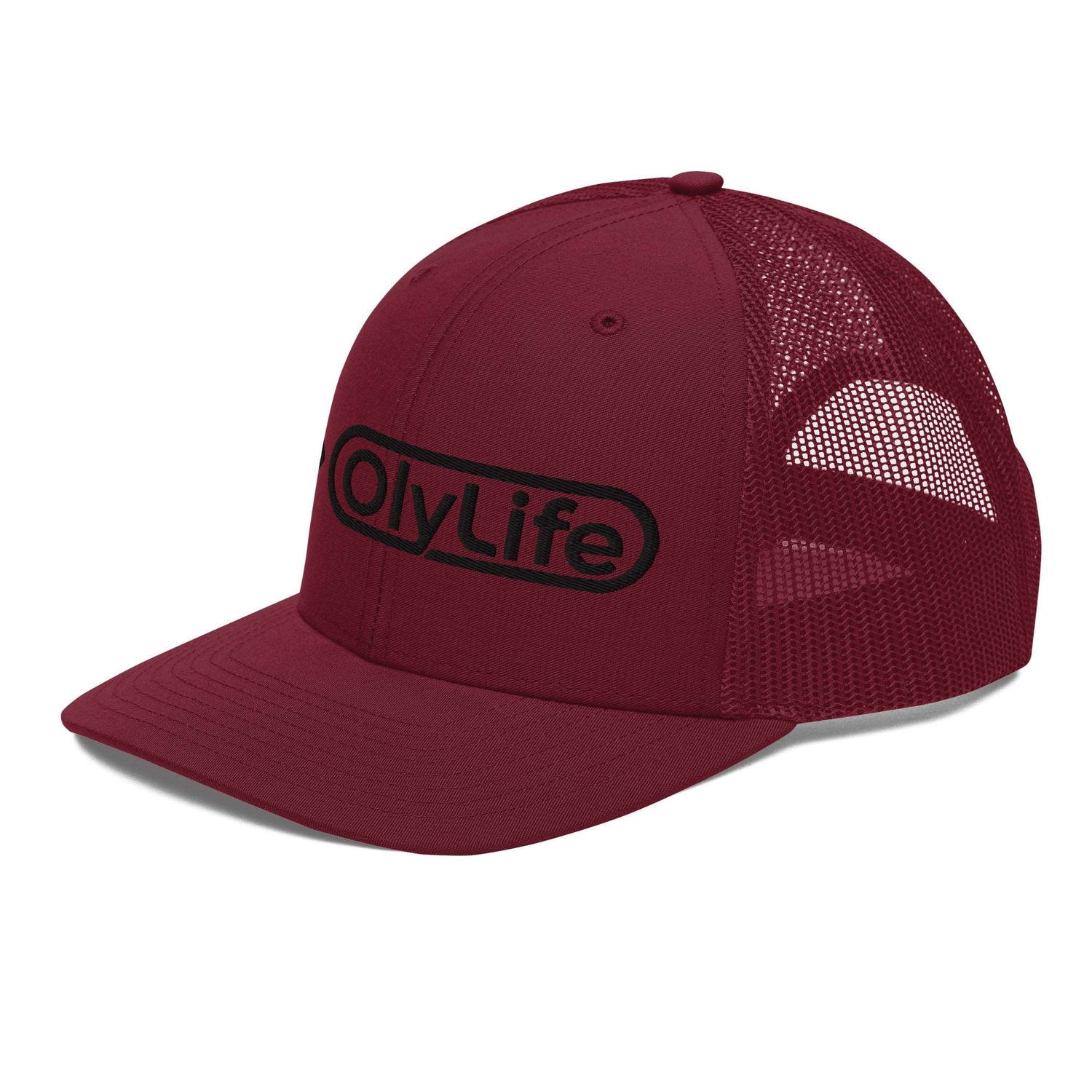 OlyLife Richardson 112 Trucker Cap (Black OlyLife Logo) - OlyLife