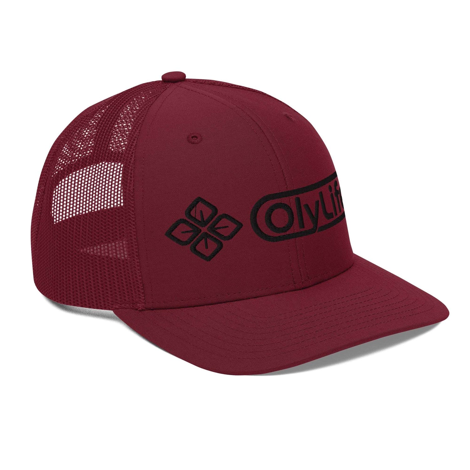 OlyLife Richardson 112 Trucker Cap (Black OlyLife Logo) - OlyLife