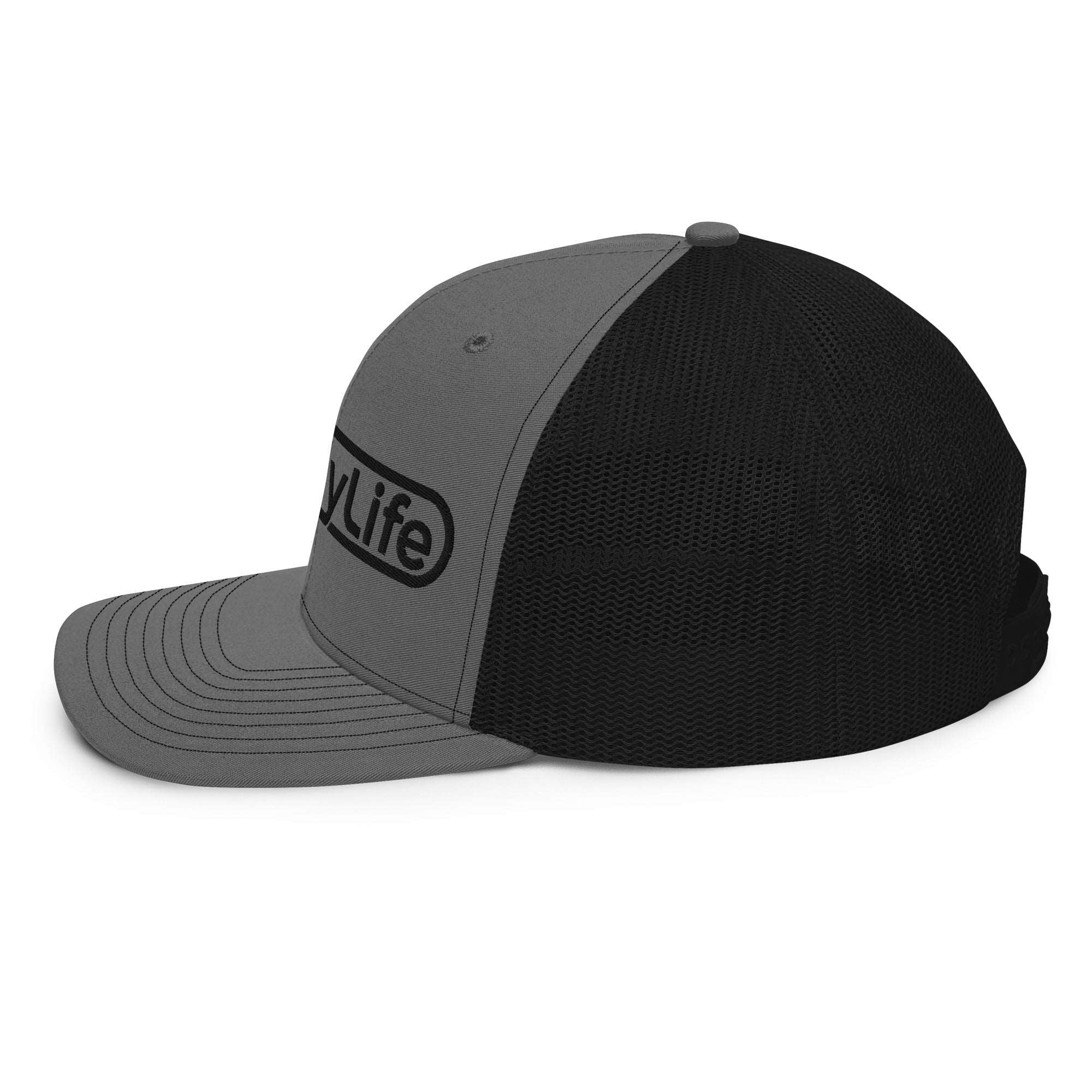 OlyLife Richardson 112 Trucker Cap (Black OlyLife Logo) - OlyLife