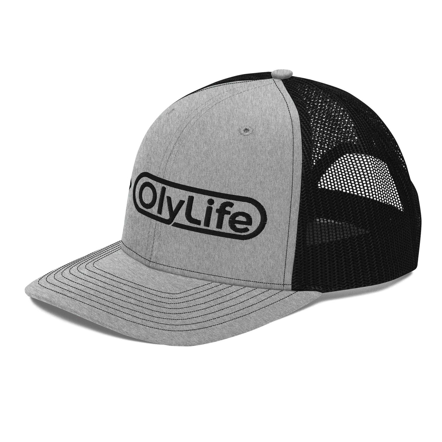 OlyLife Richardson 112 Trucker Cap (Black OlyLife Logo) - OlyLife