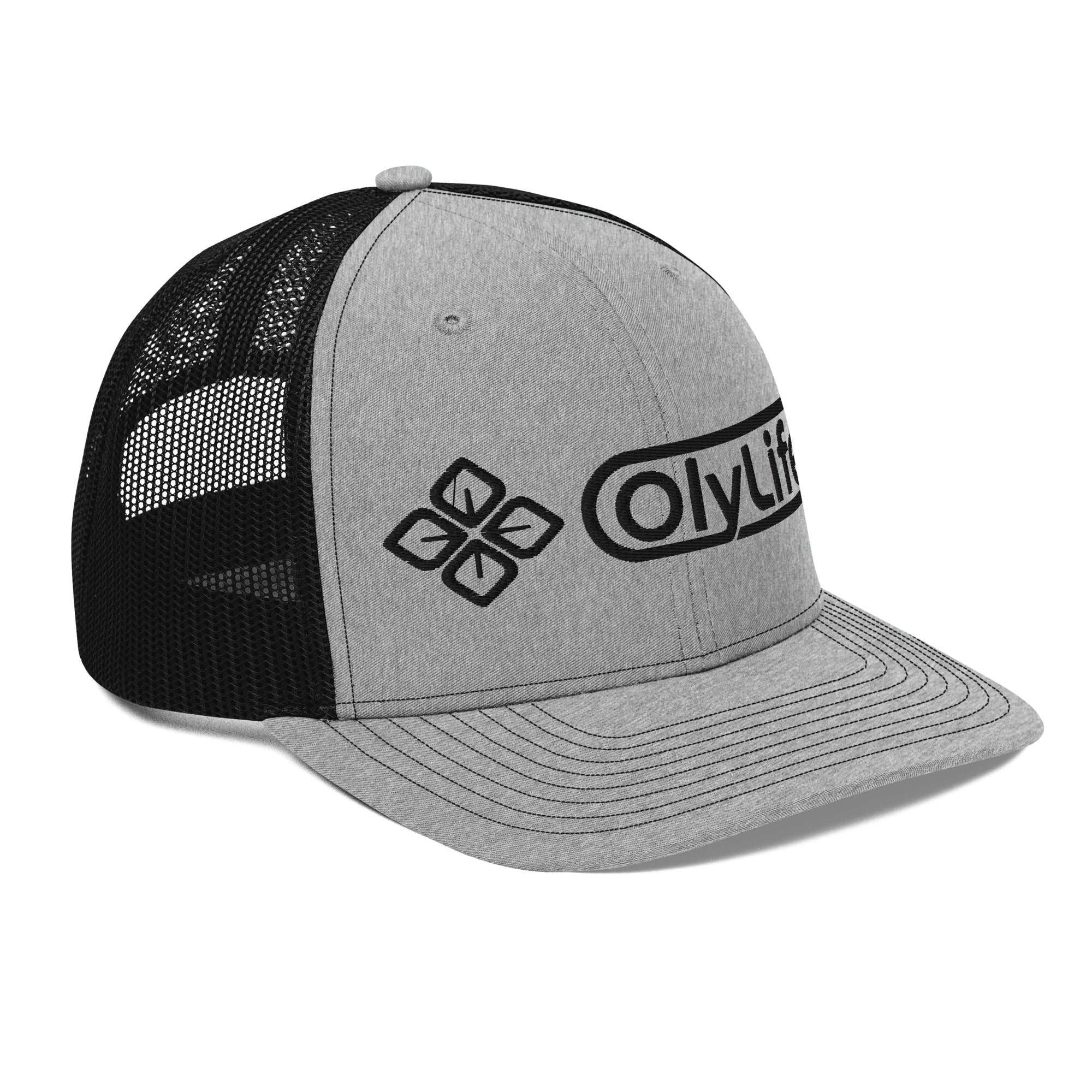 OlyLife Richardson 112 Trucker Cap (Black OlyLife Logo) - OlyLife