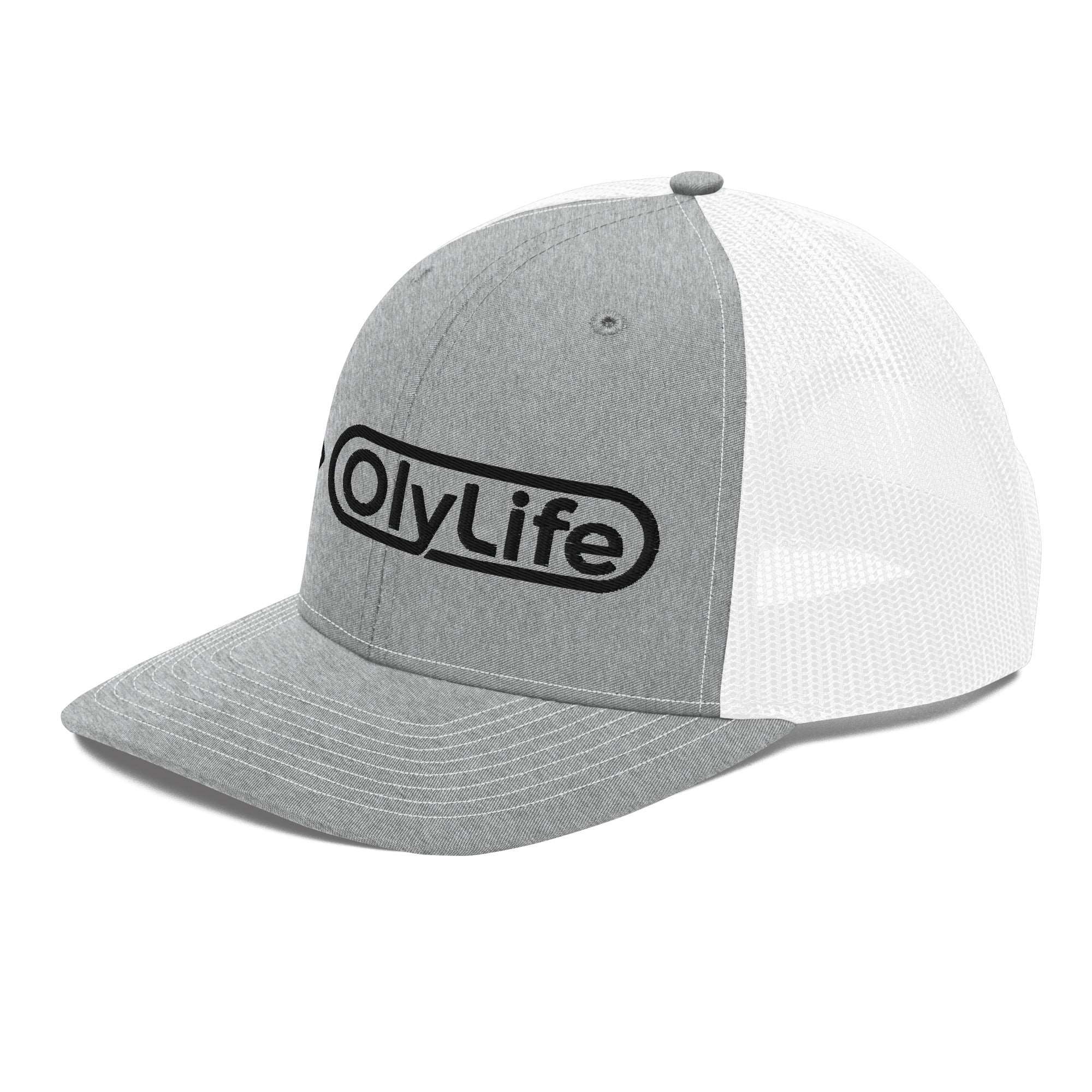 OlyLife Richardson 112 Trucker Cap (Black OlyLife Logo) - OlyLife