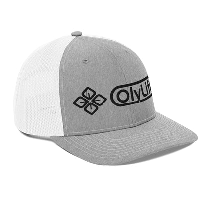 OlyLife Richardson 112 Trucker Cap (Black OlyLife Logo) - OlyLife