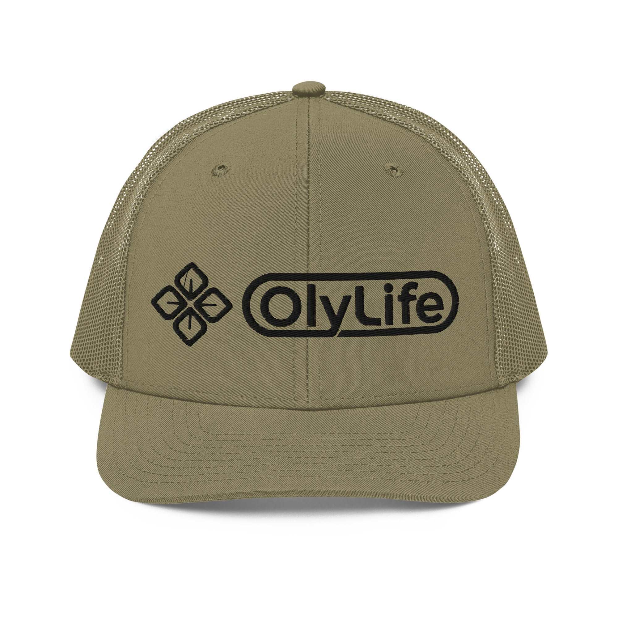 OlyLife Richardson 112 Trucker Cap (Black OlyLife Logo) - OlyLife