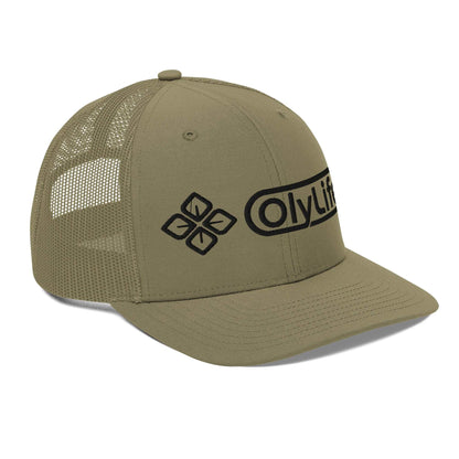 OlyLife Richardson 112 Trucker Cap (Black OlyLife Logo) - OlyLife